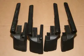 99652136401 Porsche 1997-2005 996 986 Boxster Seat Rail Covers Trims Set Power Seats Only