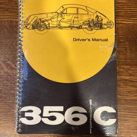 Porsche Om356c 356c 356 C Owners Manual Reprint Wrapped