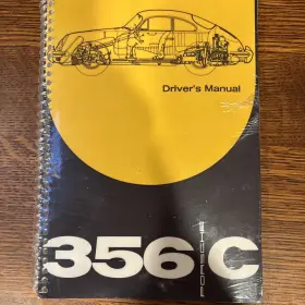 Om356c Porsche 356c 356 C Owners Manual Reprint Wrapped