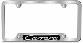 Pna70900444 Porsche Pna70900444/040709 Inch Carrera Brushed Stainless Steel License Plate Frame Genuine Oem