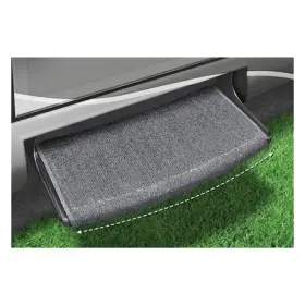 2-0206 Prest-o-fit 22in Stone Gray Wraparound Radius Step Rug