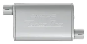 Mvt10 Pypes Performance Exhaust Turbo Pro Muffler Fits 2.5in Offset In/out