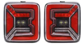 Qte347 Quake Led Fits For Jeep Wrangler Jl Tech Tail Lights
