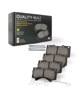 Quality-built 1003-2476m Quality-built Black Series Semi-metallic Front Brake Pads Compatible