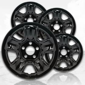 Quickskins Qsk0118 4 Pack 16 Inch Gloss Black Wheel Skins For 2013-2017 Honda Crv Hubcaps Replacement