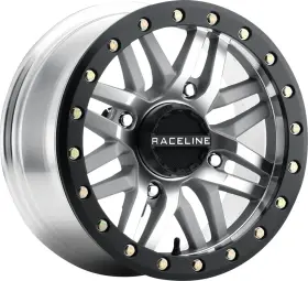 A91ma-51037-00 Raceline Wheels Wheel - Ryno Beadlock Front/rear Machined/with Black Ring