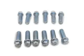 R0938 Racing Power Co-packaged Header Bolt Kit 3/8-16 In Thread Zinc Plated Set Of