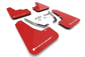 Mf106-ur-rd-wh Rally Armor For 24-26 Subaru Crosstrek Red Ur Mud Flap With White Logo Fits