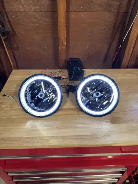 49134 Raxiom 49133 For 05-12 Ford Mustang Gt Led Halo Fog Lights