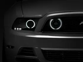 49177 Raxiom For 13-14 Ford Mustang Gt Ccfl Halo Fog Lights Smoked