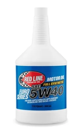 12404-12 Red Line Synthetic Oil Euro-series 5w40 Motor - Case Of 12
