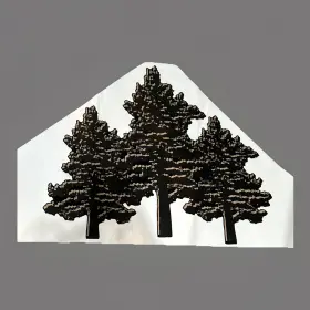 139002 Redwood 1pc Rv Motorhome Camper Front Legend Tree Decal Blk/gold 35 Inch X31 Oem