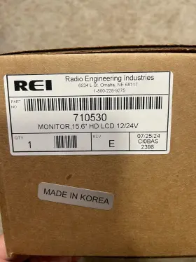 710530 Rei Vanhool 15 Inch Lcd Monitor Brand New