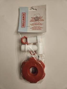 Reliance 7210-03r Heavy Duty 70mm 2.75 Inch Spigot Assembly In Red And White - #7210-03r