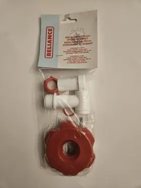 7210-03r Reliance Heavy Duty 70mm 2.75 Inch Spigot Assembly In Red And White - #7210-03r
