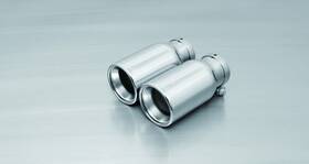 0026-05 Remus For 2011 Abarth Punto Evo 1.4l 90mm Straight Rolled Edge Chromed