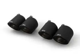 0446-70csr Remus Fits Carbon 102mm Short Style Angled With Titanium Internals Tail Pipe Set