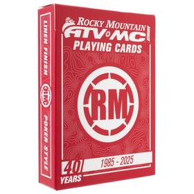 Rocky Mountain Atv/mc Rm40yr-cards Atv/mc 40-year Anniversary Playing Cards