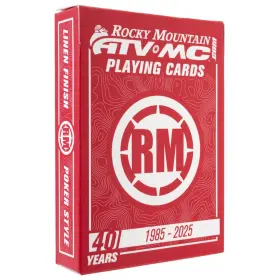 Rm40yr-cards Rocky Mountain Atv/mc 40-year Anniversary Playing Cards