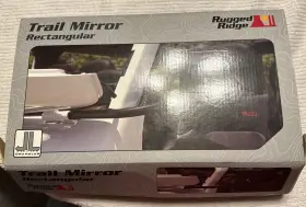 11025.24 Rugged Ridge Trail Mirror Rectangular 2018 For Jeep Wrangler Jl Jlu X