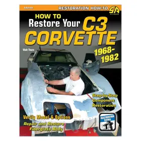 Sa248 S-a Books Design - How To Restore Your C3 Corvette 1968-1982