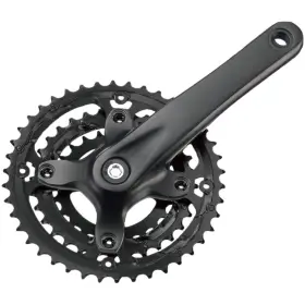 Af29-338ass-175 Samox Af29 Crankset - 175mm 9-speed 48/36/26t 104/riveted Bcd Black