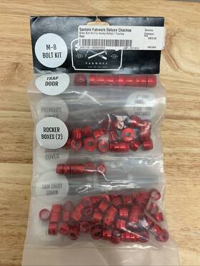 Santoro 750-03005 Fabworx Deluxe Chachos Billet Bolt Kit For Harley Softail / Touring