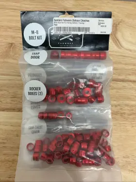 750-03005 Santoro Fabworx Deluxe Chachos Billet Bolt Kit For Harley Softail / Touring