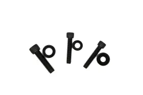 Sf10040b Santoro Fabworx Black Bolt Kit With Washers M8 For V-twin Engine Components