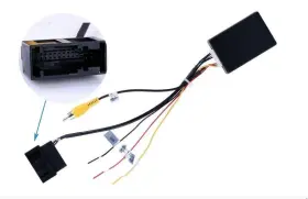 Rcd360 Scumaxcon Yx2216 Autoradio Rgb To Av Adapter For Vw Passat With Camera