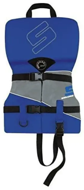 2857440480 Sea-doo New Infant Baby Youth Life Vest Pfd Blue/grey