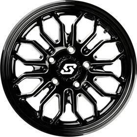 Sedona A-s26m-27011 10 Onyx Wheel 12x7 4/110 10mm Blk/machined