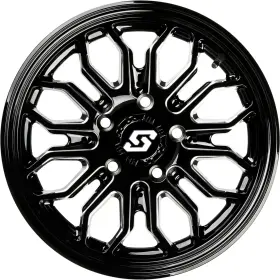 A-s26m-27011 Sedona 10 Onyx Wheel 12x7 4/110 10mm Blk/machined