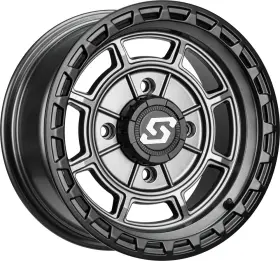 A22cg-57056 Sedona 10s Rift Wheel 15x7 4/156 5 2 10mm Carbon Grey
