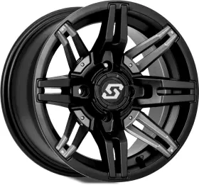 A83b-gy-47056-61s Sedona Rukus Wheel 14x7 4/156 6 1 30mm Blk/gunmetal