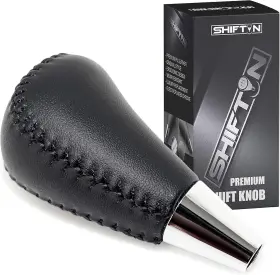 Sku17abek Shiftin Leather Wood Gear Shift Knob For Toyota Avalon Yaris 4runner Black