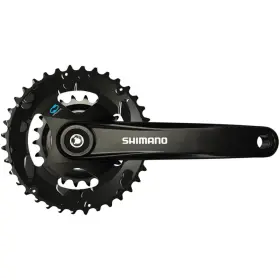 Efcm3152bc62xl Shimano Crankset - 170mm 7/8-speed Riveted Black Fc-m315-b2