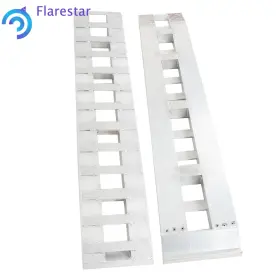 Fs1572450sr Silscvtt 2x 6500lbs 72 Inch X 15 Aluminum Trailer Ramps For Car Atv Truck Auto And Hook Ends