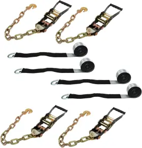 Tr-2362566-347604-ss Silscvtt Silver Series Car Tie Down With Chain Anchors Lasso Does Not Apply