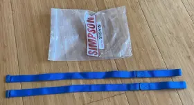 54014-b1 Simpson Racing 54014 B1 Belt Strap Blue Set Of 2 No Hardware 19 Inch X 0.75