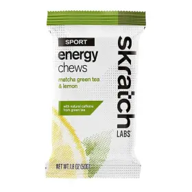 840366-03 Skratch Labs Sport Energy Caffeinated Chews - Matcha/lemon -10 Servings