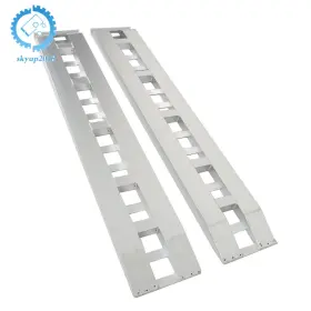 Su911992ku Skyup2018 New 2pcs 84x14 Ramps Car Trailer Truck Hook End 7ft 6063 Aluminum 6000lbs