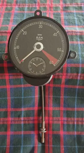 Rn7461 Smiths Rn7461/00 Jaguar Xk 150 And Mk I 3.4 Tachometer With Clock