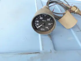 0-140c Smiths Tg1301/00 Cobra Nos Oe Oil Temp Gauge 78 Inch Tube