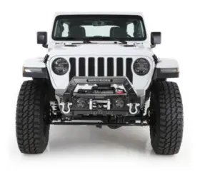 76730 Smittybilt Stryker Front Bumper - Black
