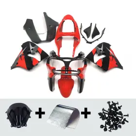 Fwzx9r-2000-17 Spauto #spayimo909 Fairings For Kawasaki Zx9r 2000 2001 Ninja Zx-9r 00 01 Abs Fairing Kit Black Red