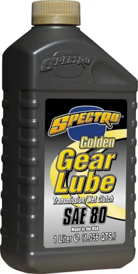 L.gscgl80 Spectro Performance Oils Golden Motorcycle Gear Lube 80w 1l