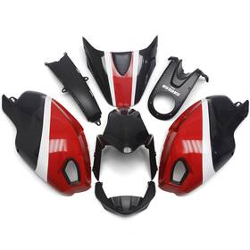 Spmoto 696-2009-07 #qfspswen0909 Black Red Fairings For Ducati 696/796/795/m1000/m1100 2009 2010 2011 Body Kit