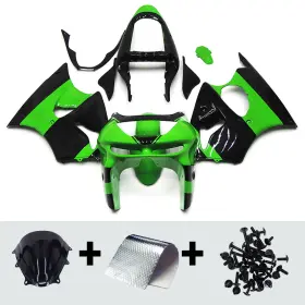 Fwzx6r-1998-05 Sportfairings #pkyimocnf66 Fairings Kit For Kawasaki 1998 1999 Zx-6r 98 99 Ninja Zx6r Bodywork Green Black