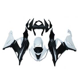 Sportfairings Fwzx6r-2013-24 Abs Fairings Kit For Kawasaki 2013 - 2018 Zx6r Ninja 14 17 Bodywork White Black